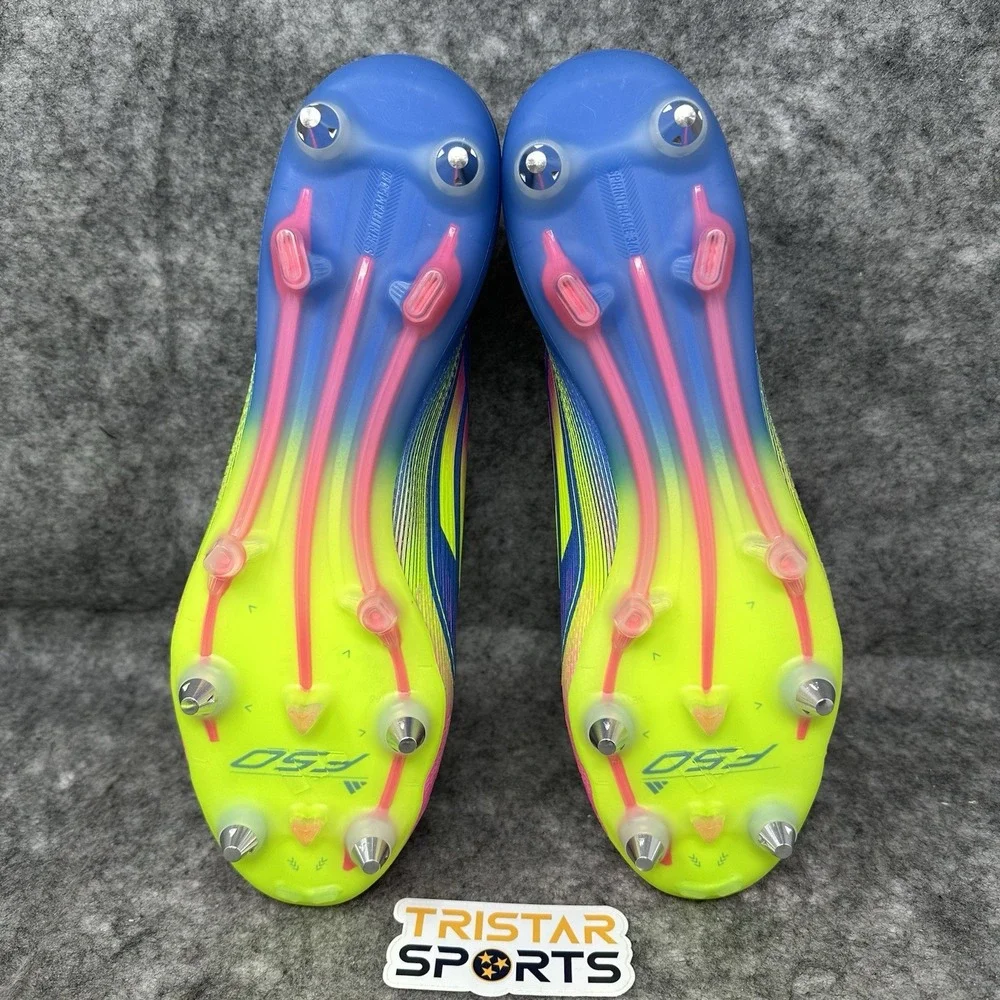 Adidas F50 Elite LL SG Soccer Cleats Mens 12 Blue Pink Celestial Victory IE1278